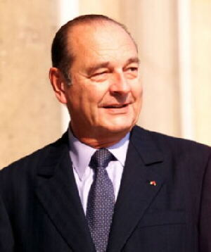 Präsident Jaques Chirac