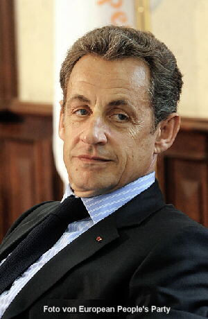 Präsident Nicolas Sarkozy