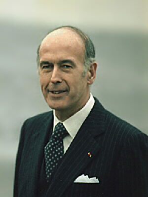 Präsident Valéry Giscard d’Estaing